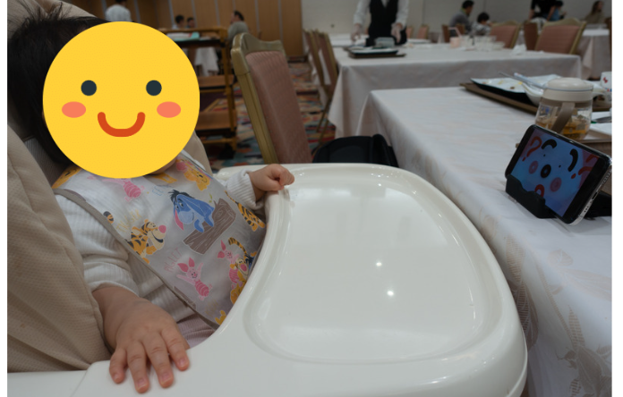 子供用椅子、食器も自由に借りることができます。