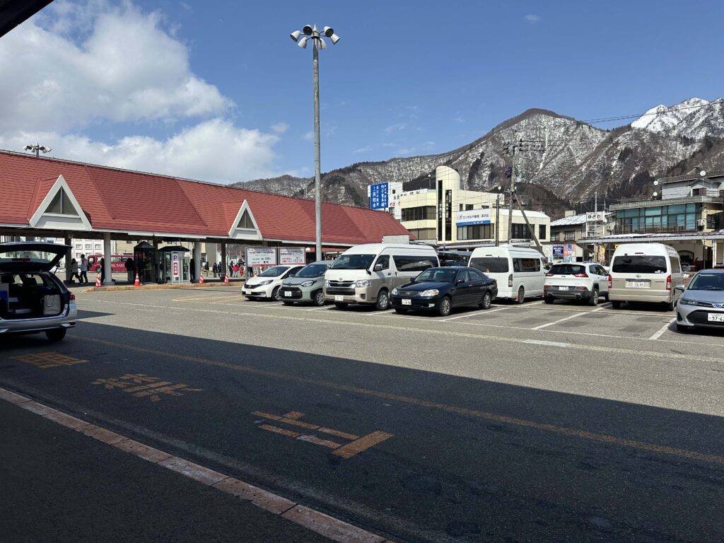 越後湯沢駅　東口の風景