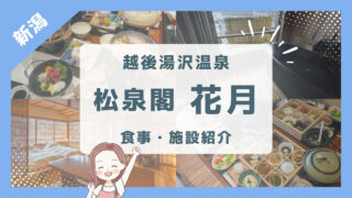 【松泉閣花月 宿泊】3歳1歳と越後湯沢旅行